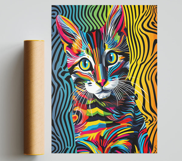 Yellow Striped Cat