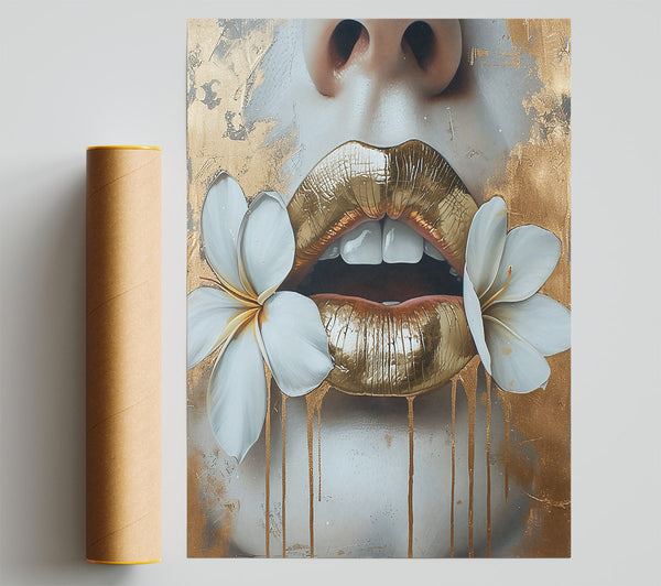 Golden Bloom Lips