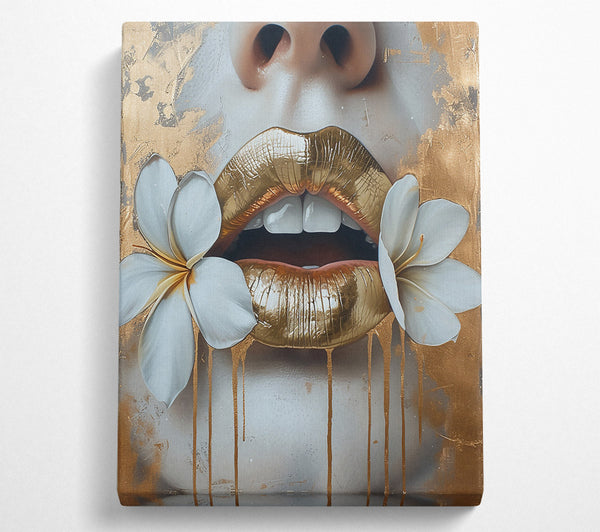 Golden Bloom Lips