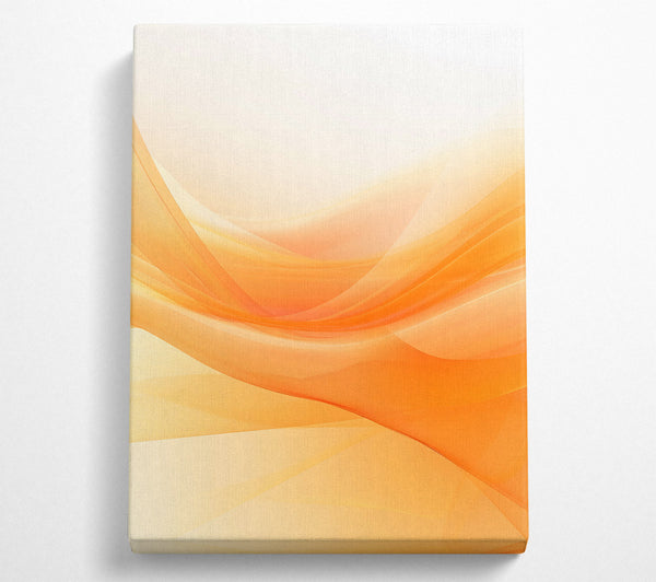 Orange Abstract Waves