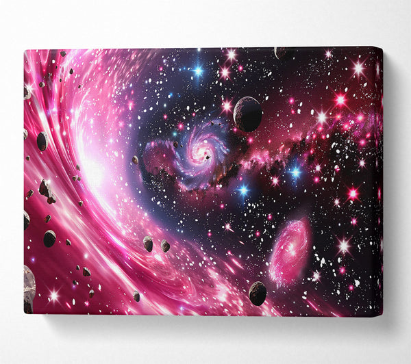 Pink Cosmic Swirl