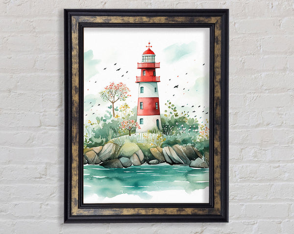 Lighthouse Watercolour