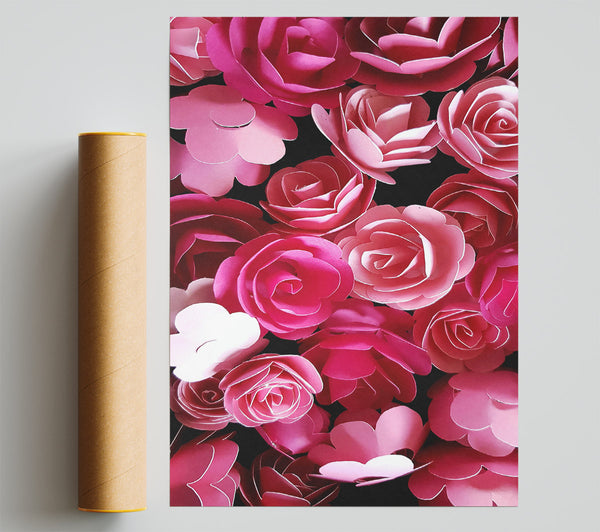 Pink Paper Roses