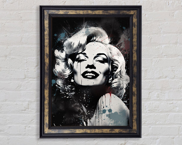 Marilyn Monroe Paint Splash