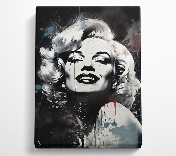 Marilyn Monroe Paint Splash