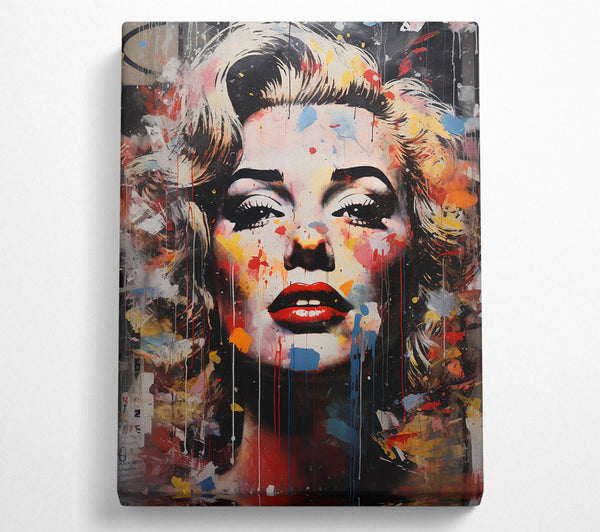 Marilyn Monroe Urban Paint Splash