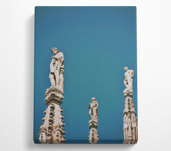 Azure Sky Statues