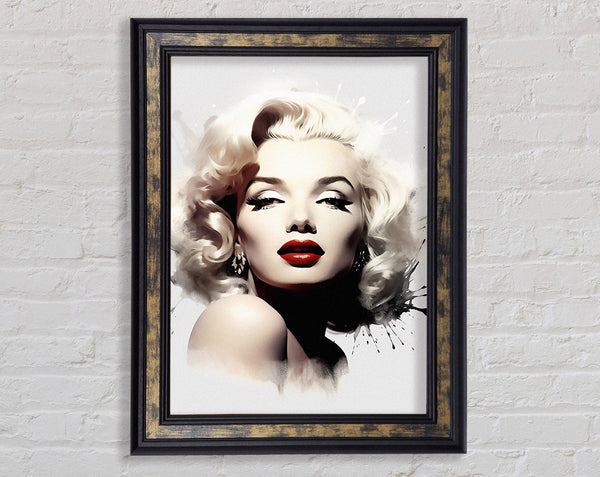 Marilyn Monroe Watercolour Splash