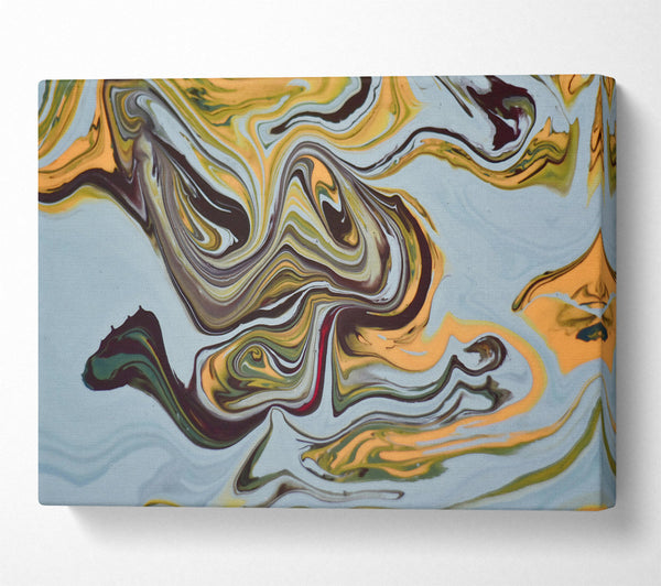 Orange Swirling Abstract