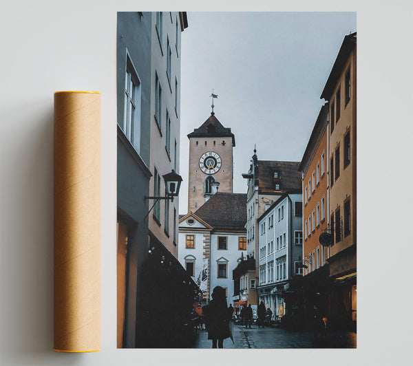 Grey Town Clock Tower