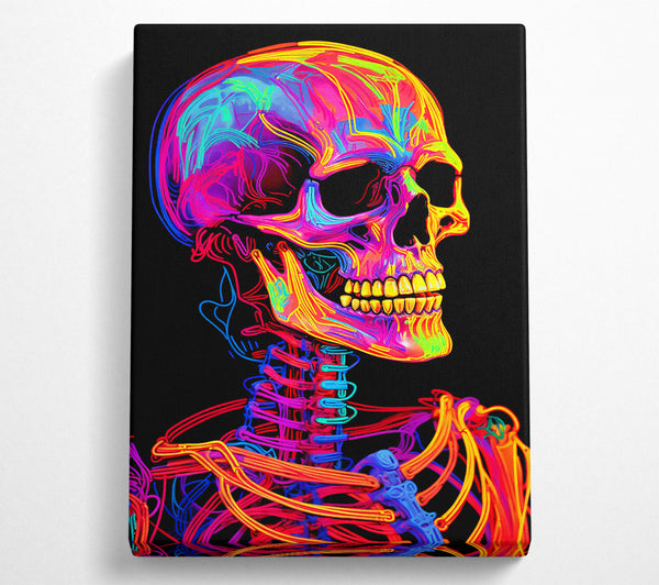 Neon Skeleton Man