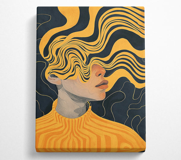 Orange Flows Face