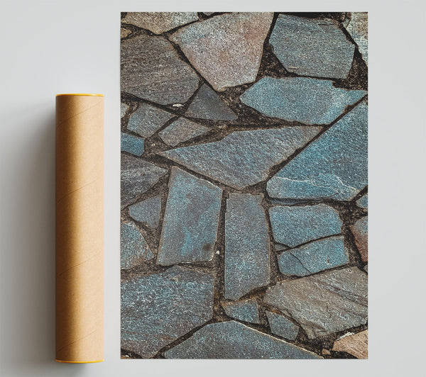 Blue Stone Mosaic