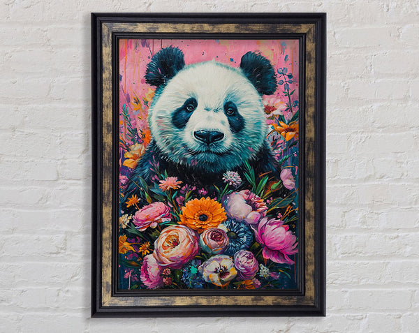 Panda Love Flowers