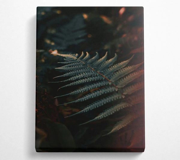 Teal Fern Fronds