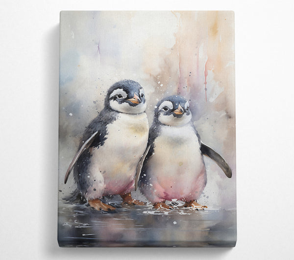 Penguin Soulmates Watercolour