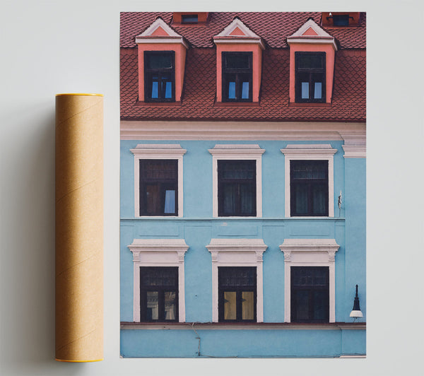 Blue Facade Windows