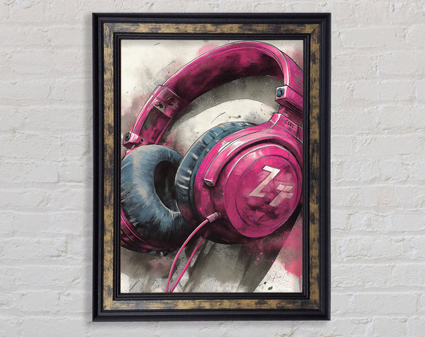 Pink Headphones