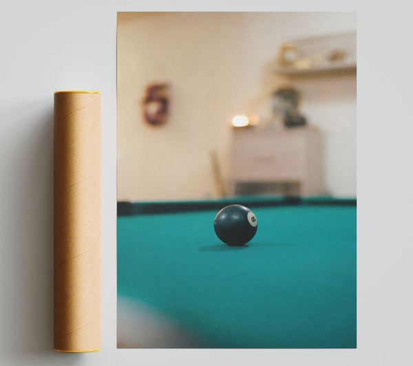 Green Felt Eight Ball