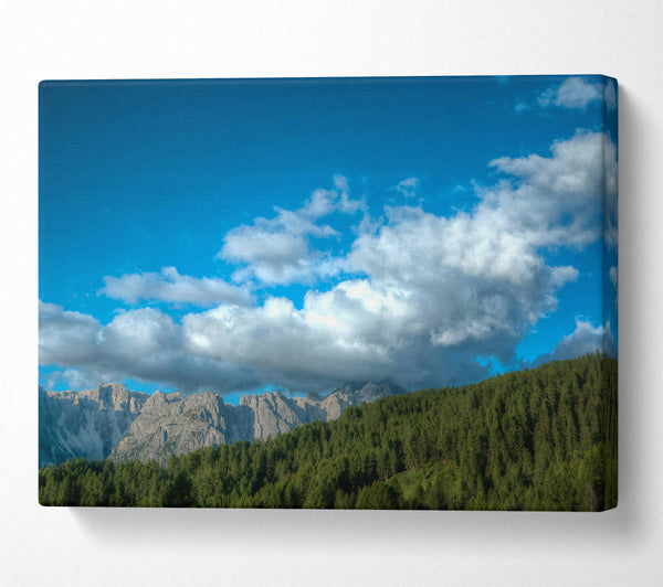 Blue Sky Mountainscape