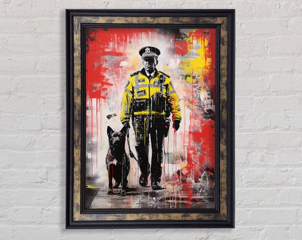 Police Dog Graffiti