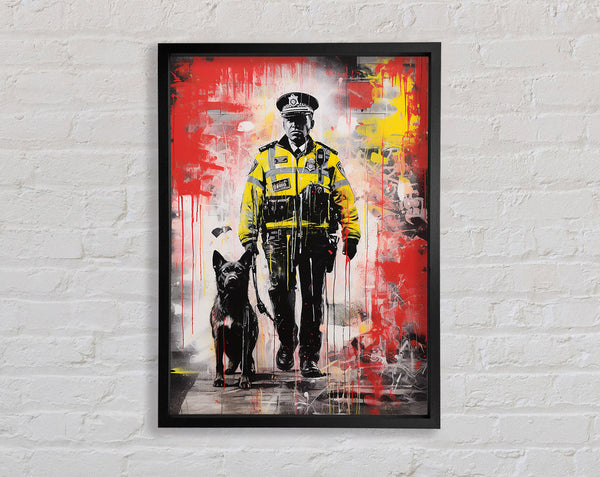 Police Dog Graffiti