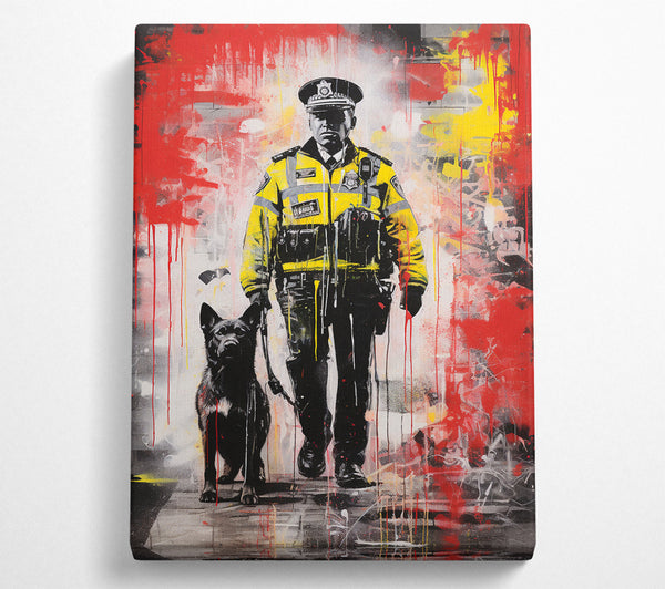 Police Dog Graffiti