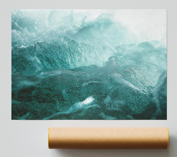 Teal Water Waves