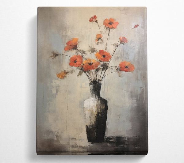 Poppy Vase Abstract