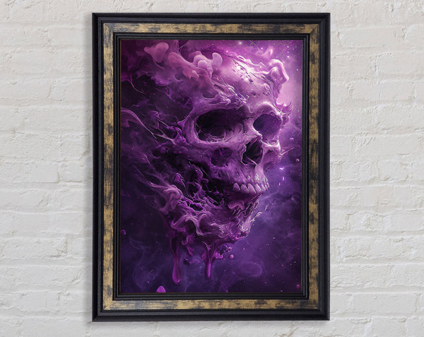 Purple Cosmic Skull