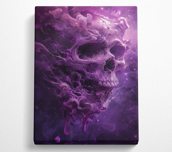 Purple Cosmic Skull