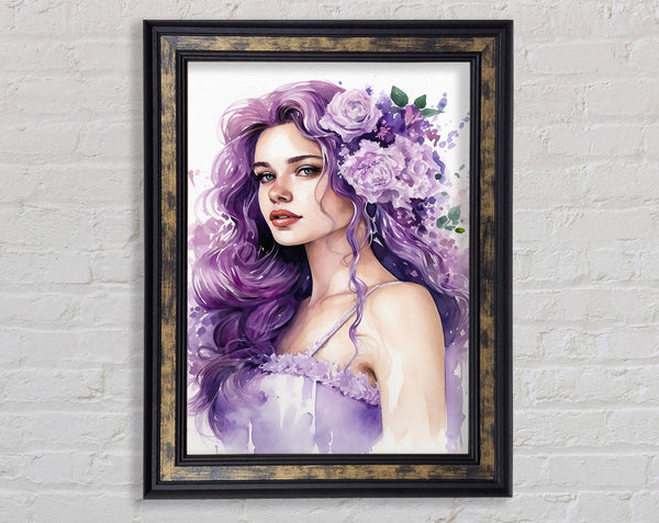 Purple Fairytale Lady