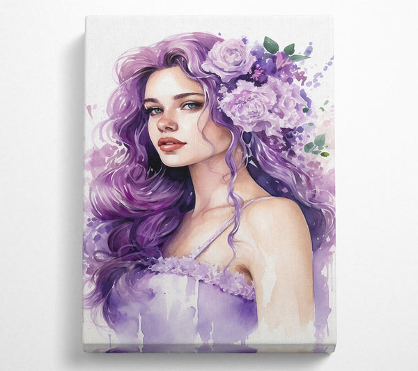 Purple Fairytale Lady