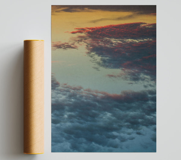 Crimson Sky Canvas