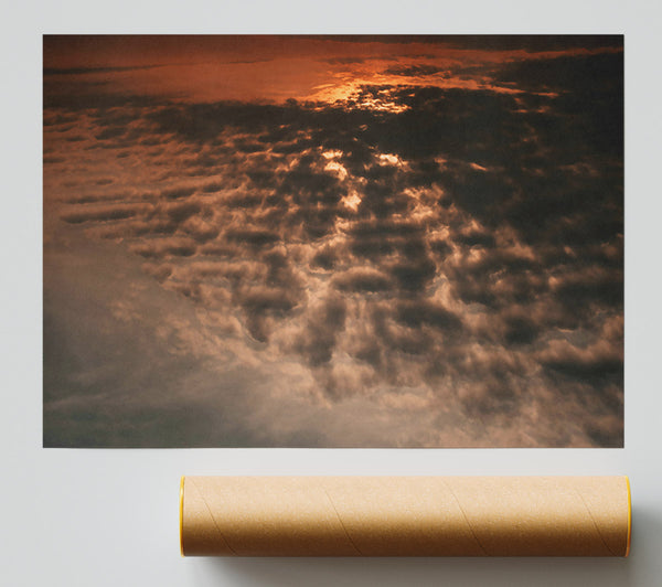 Red-Tinged Storm Clouds