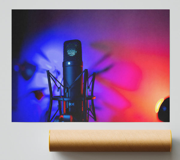 Blue And Red Mic