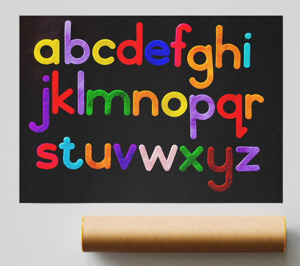 Rainbow Alphabet Letters