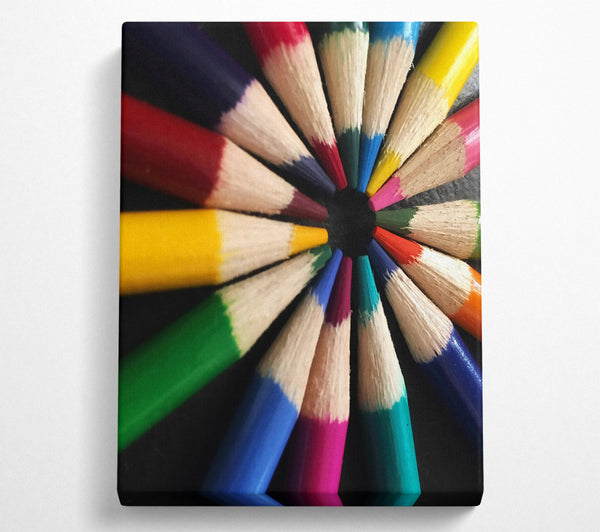 Blue Pencil Circle