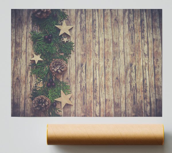 Brown Wooden Garland