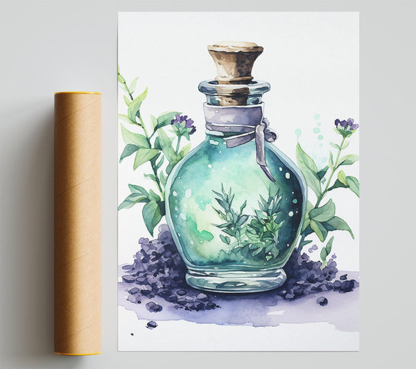 Sage Potion Watercolour