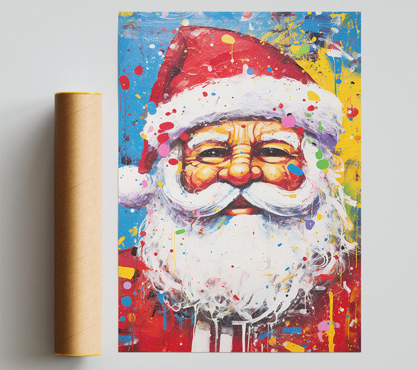 Santa Paint Splash