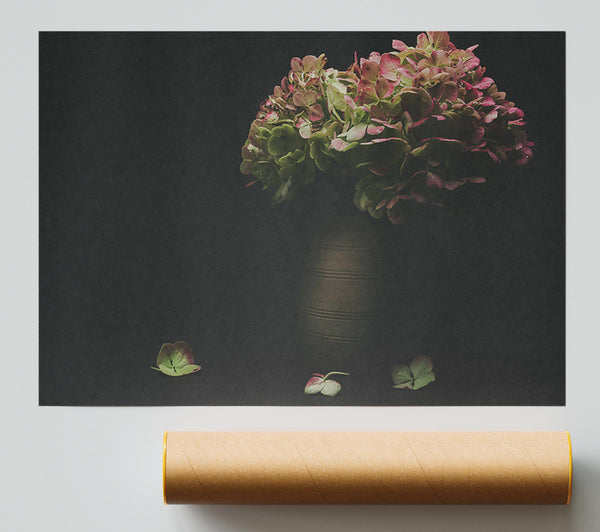 Pink Hydrangea Still Life