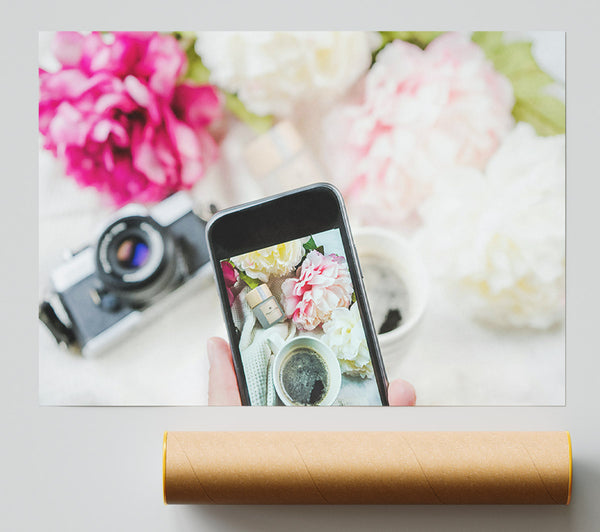 Pink Floral Still Life