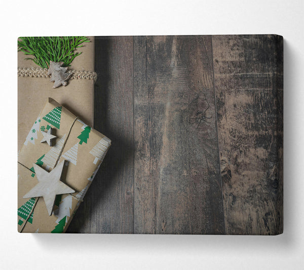 Brown Christmas Gift Wrap