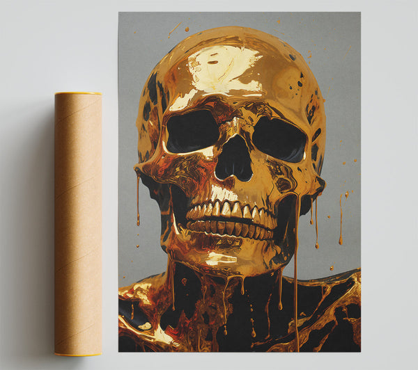 Skull Liquid Gold