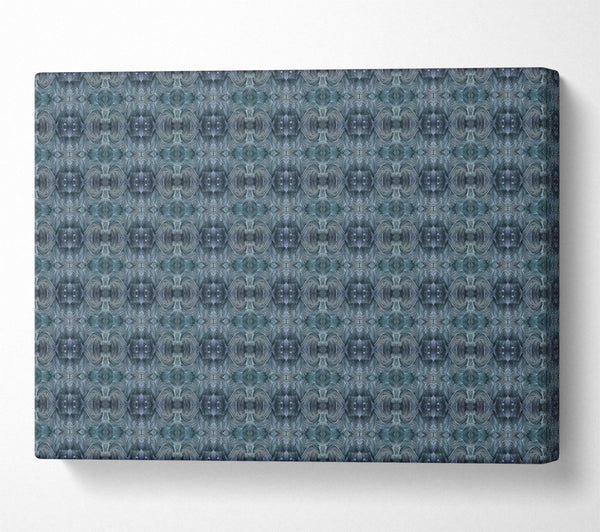 Teal Geometric Pattern