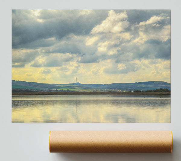 Golden Cloudscape Reflection