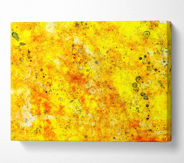 Golden Abstract Splatter