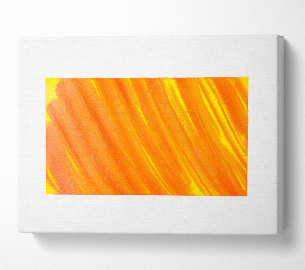 Orange Diagonal Strokes