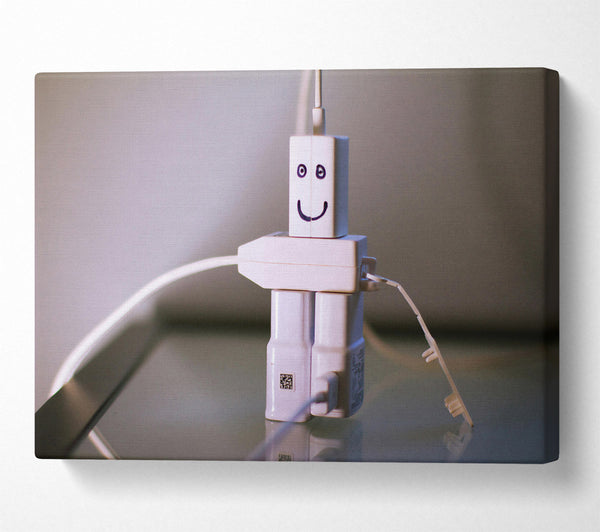 White Smiling Robot